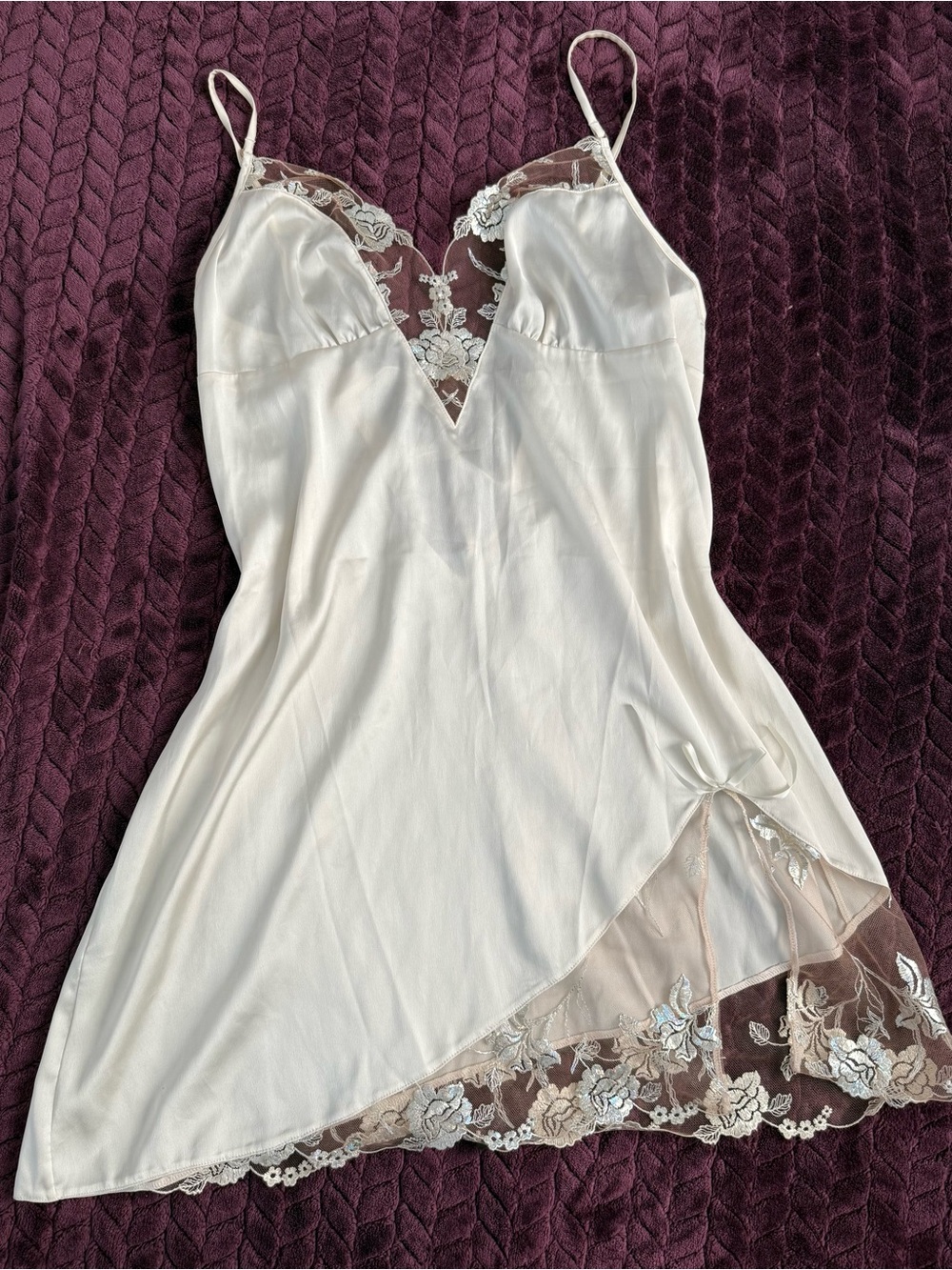 Honey Birdette Whitney Chemise White L